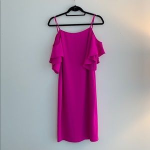 Laundry by Shelli Segal Pink Cold Shoulder Dress